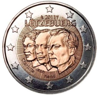 MONEDA CONMEMORATIVA 2€ LUXEMBURGO 2011. JEAN