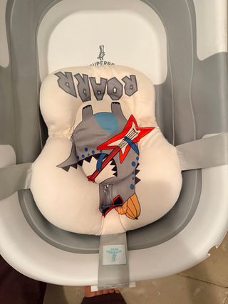 Bañera para bebé plegable con termómetro