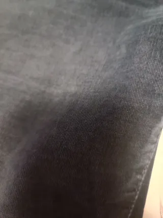 Pantalón micro pana Massimo Dutti azul marino T40