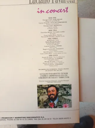 Luciano Pavarotti In Concert