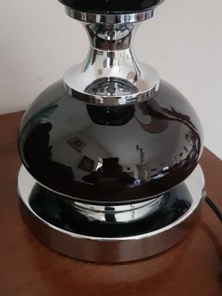 Lampada Anni 70 ceramica e Metallo