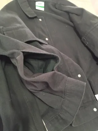 Chaqueta Cropp Negra Talla L