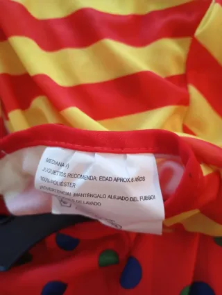 Disfraz infantil de Payaso Rayas y Lunares