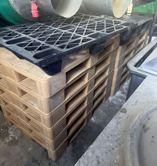 Palets de plástico 1200x800x150