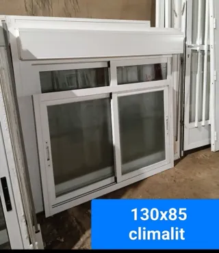 Ventana aluminio 130x85 Climalit