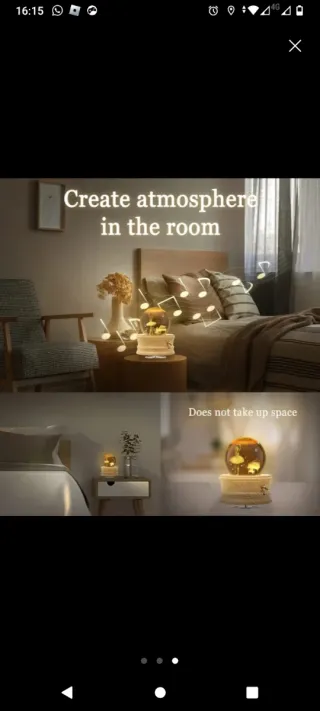 Caja de música bailarina bola cristal