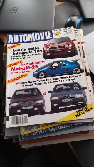 Revista Automovil año 1989