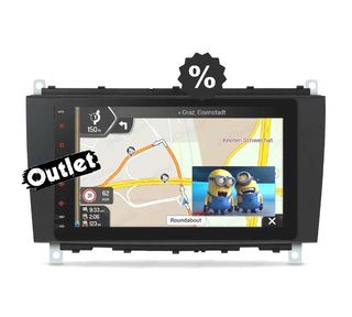 EV RADIO GPS ANDROID 12 MERCEDES W639 03-06 W203 00-04 W168