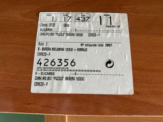 Cama individual 190x90 + Somier 180x90