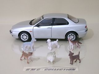 Accessori Diorama Secondo Set 6 Dogs Animals 1/18