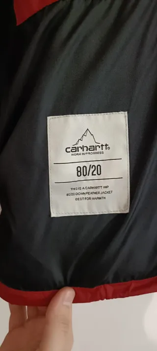 Plumas Carhartt Rojo Granate Talla S