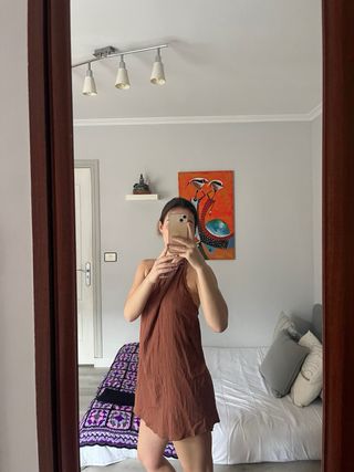 Vestido Verano Pull&Bear Marrón