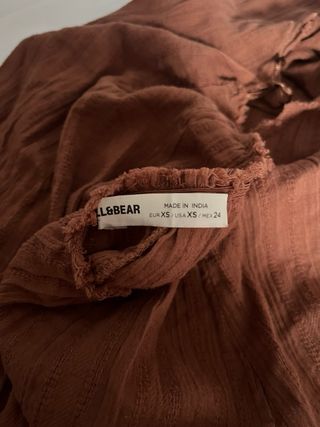 Vestido Verano Pull&Bear Marrón