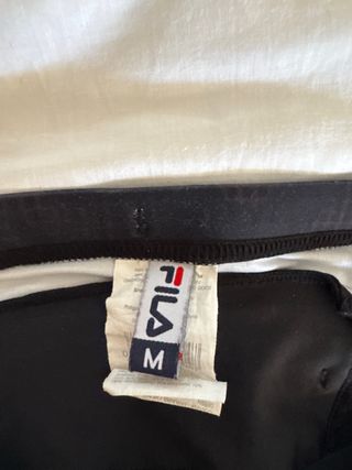 Mallas running Fila Hombre Negras