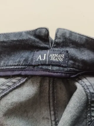 Gonna jeans Armani Jeans blu con tasca