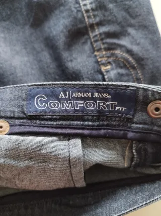 Gonna jeans Armani Jeans blu con tasca