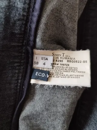 Gonna jeans Armani Jeans blu con tasca