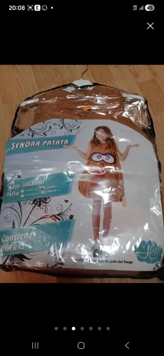 Disfraz Patata Talla Única