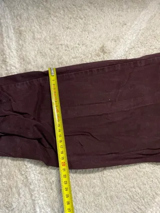 Mac Jeans Rectos Retro Burdeos