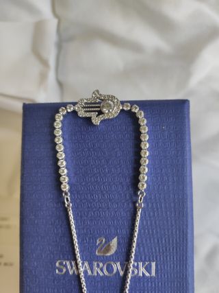 Pulsera Swarovski Mano de Fátima con ticket
