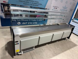 Vitrina refrigerada Infrico cristal recto seminuev