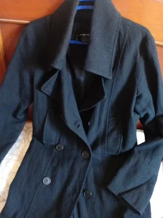 Abrigo Etxart & Panno/ Talla 36 Negro