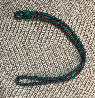 Cordón para medalla trenzado