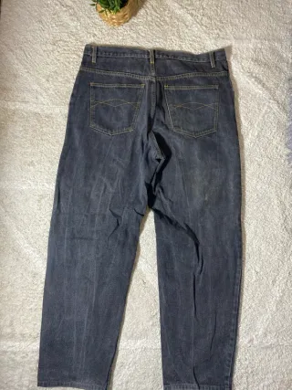Jeans vintage grises rectos retro