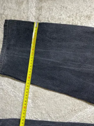 Jeans vintage grises rectos retro