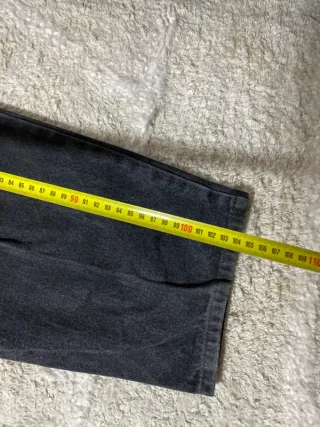 Jeans vintage grises rectos retro