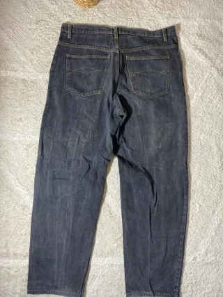 Jeans vintage grises rectos retro