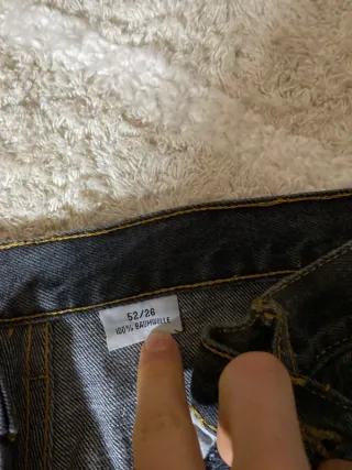 Jeans vintage grises rectos retro