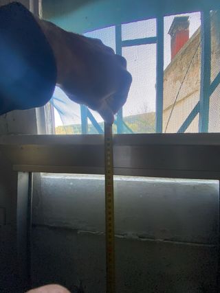 Ventana de aluminio 54cm ancho x 1m de alta