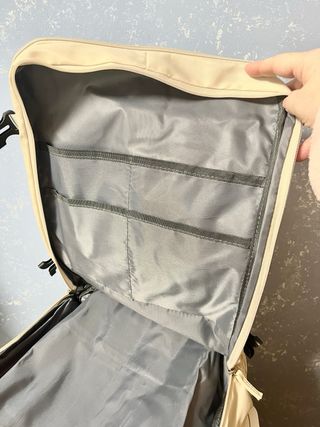 Mochila de viaje cabina beige