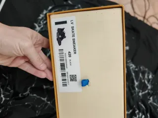 Scarpe Louis Vuitton Nere/Bianche Tg 42