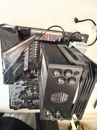 Pc procesador, placa base, ram y ventilador de cpu