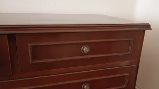 Cajonera vintage de madera de 4 cajones