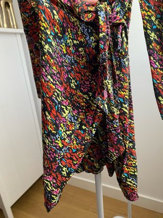 Vestido corto Zara estampado