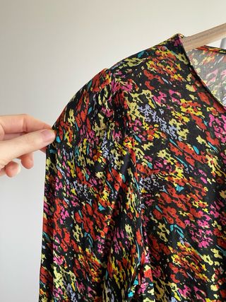 Vestido corto Zara estampado