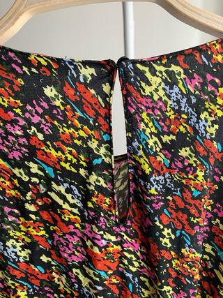Vestido corto Zara estampado