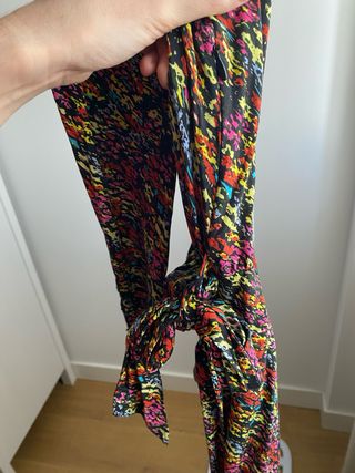 Vestido corto Zara estampado