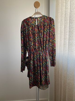 Vestido corto Zara estampado