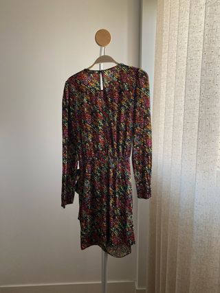 Vestido corto Zara estampado