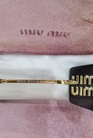 Gafas de sol Miu Miu MU54YS doradas