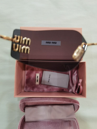 Gafas de sol Miu Miu MU54YS doradas