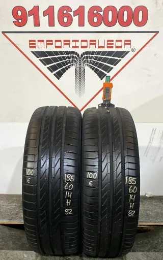 185 60 14 H CONTINENTAL RUEDA AL 90% VIDA UTIL