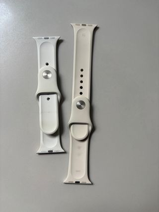 Apple watch SE 40 mm plateado con 11 correas