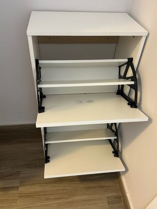 Zapatero Bissa Ikea 49x28x93cm Blanco