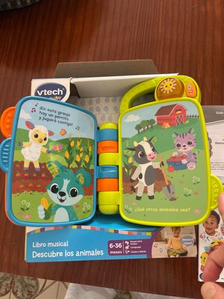 Libro musical Vtech Descubre los Animales