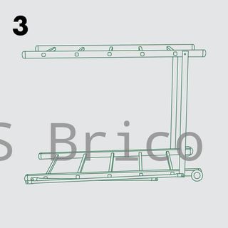 Andamio Clásico 5+5 Peldaños - 3 Metros
